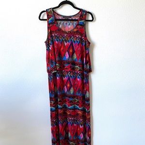 Colorful painted maxi